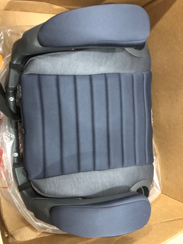 Photo 2 of Chicco GoFit ClearTex Backless Booster Car Seat - Reef | Navy Reef GoFit with ClearTex No Chemicals