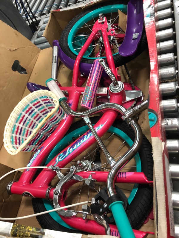 Photo 2 of ***missing hardware***Schwinn Jasmine Girls Bike with Training Wheels, 16-Inch Wheels, Multiple Colors Pink