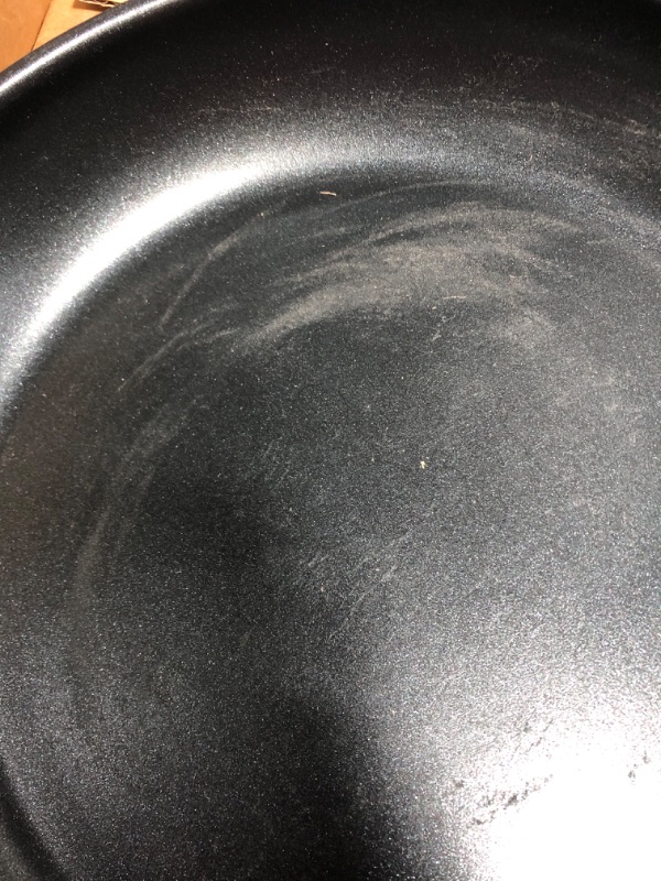 Photo 3 of ***minor damage from use***OXO Good Grips 8" and 10" Frying Pan Skillet Set, 3-Layered German Engineered Nonstick Coating, Stainless Steel Handle with Nonslip Silicone, Black