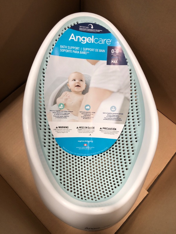 Photo 2 of Angelcare Baby Bath Support (Aqua) | Ideal for Babies Less than 6 Months Old