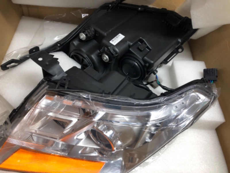 Photo 2 of DWVO Headlights Assembly Compatible with 2010 2011 2012 2013 2014 2015 2016 Cadillac SRX OE Projector Headlamp (Driver&Passenger Side)