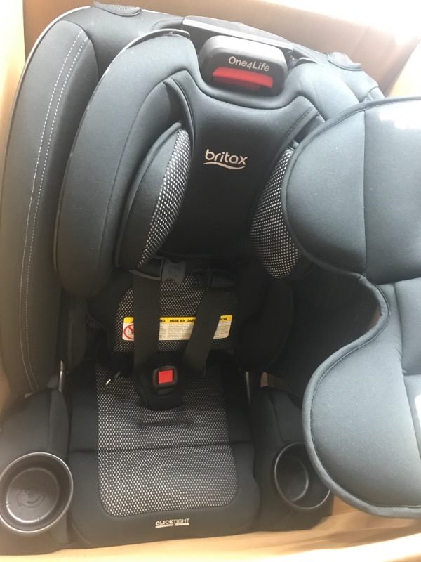 Photo 3 of Britax One4Life Convertible Car Seat, 10 Years of Use from 5 to 120 Pounds, Converts from Rear-Facing Infant Car Seat to Forward-Facing Booster Seat, Performance Fabric, Cool Flow Carbon