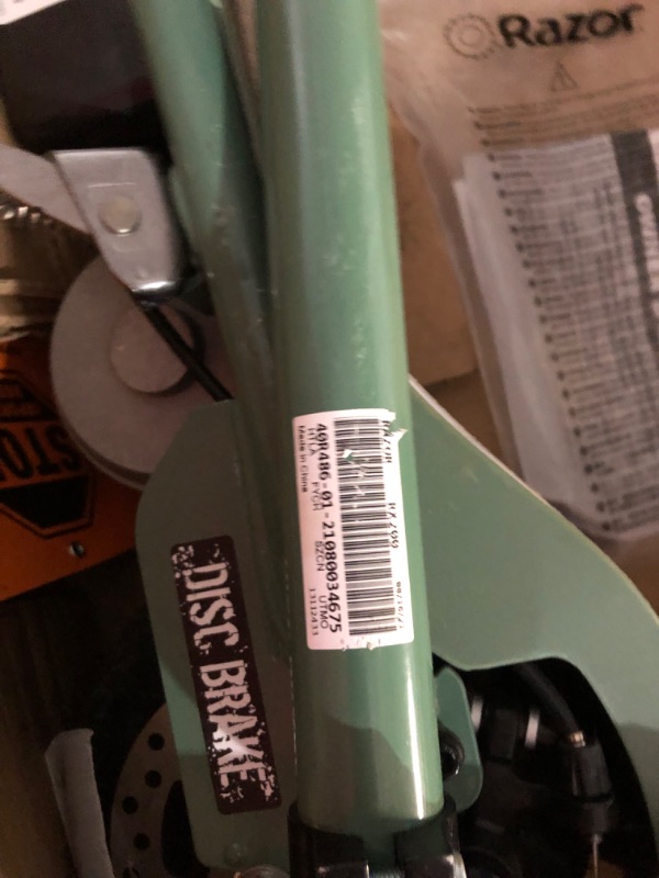 Photo 8 of *PARTS ONLY SEE NOTES*
Razor RX200 Electric Off-Road Scooter , Green, 37 Inch