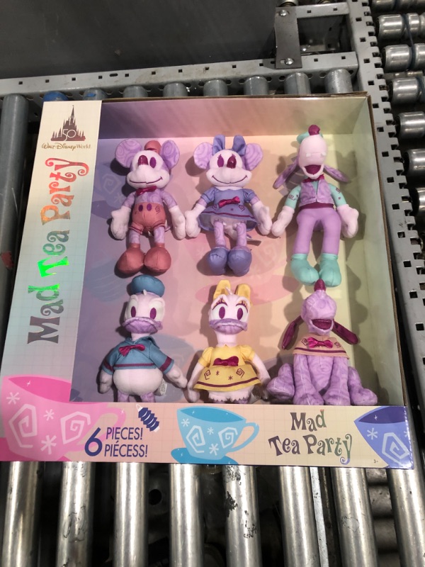 Photo 2 of Disney WDW 50th Mad Tea Party Plush Collector Set, Amazon Exclusive Mad Tea Party Commemorative Plush