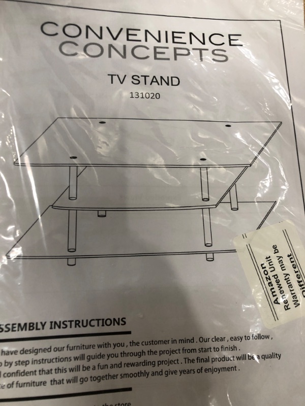 Photo 1 of 3 shelf tv stand 