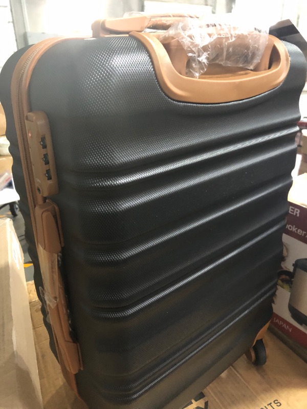 Photo 3 of [ITEM ONLY COMES WITH LUGGAGE]
LONG VACATION Luggage Sets 20 IN Carry on Suitcase ABS Handshell Luggage 3 Piece Set with TSA Lock Spinner Wheels 