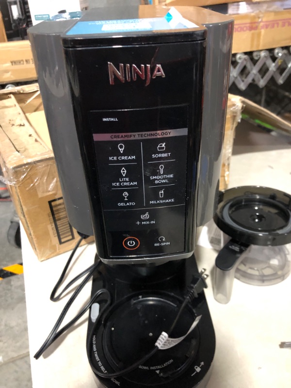 Photo 2 of * internal damage * sold for parts *
Ninja NC299AMZ CREAMi Ice Cream Maker, for Gelato, Mix-ins, Milkshakes, Sorbet, Smoothie Bowls & More, 