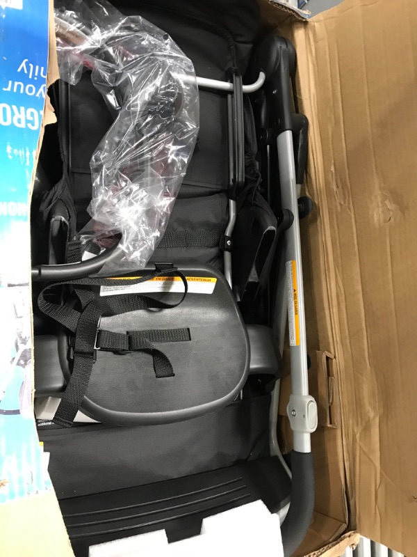 Photo 2 of **SEE NOTES**
Graco Ready2Grow LX 2.0 Double Stroller Features Bench Seat and Standing Platform Options, Clark "w/ Added Body Support Cushion" Clark