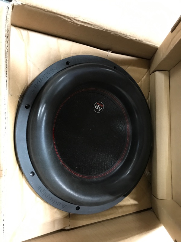 Photo 2 of Audiopipe TXX-BDC4-12D2 Subwoofer Quad Stack 12-inch 1100 Watts RMS 2200 Watt Max Impedance Dual 2 Ohm DVC Vehicle Car Audio Subwoofer Speaker System Voice Coil 3" BASV 4-Layer