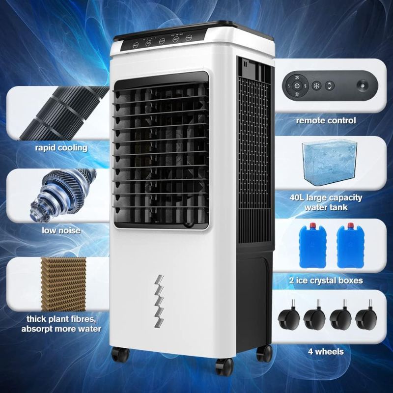 Photo 1 of SH-04 outdoor heaters 02 5500CFM Portable Air Conditioners, Windowless Air Conditioner with Remote, 10.6 Gal Portable AC, Cooling Up 800 Sq.ft, Quiet Swamp Cooler
