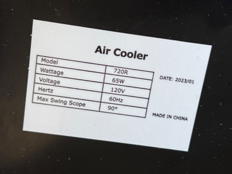 Photo 1 of SH-04 outdoor heaters 02 5500CFM Portable Air Conditioners, Windowless Air Conditioner with Remote, 10.6 Gal Portable AC, Cooling Up 800 Sq.ft, Quiet Swamp Cooler
