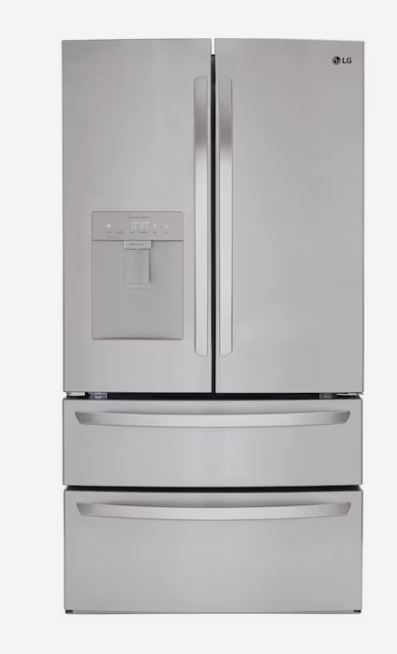 Photo 1 of LG External Water DIspenser 28.6-cu ft 4-Door French Door Refrigerator with Ice Maker (Stainless Steel) ENERGY STAR
