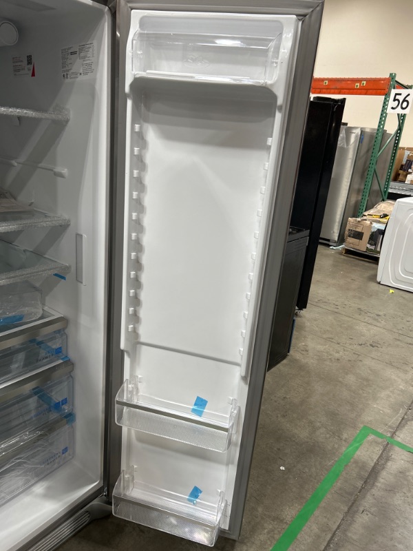 Photo 6 of Frigidaire Gallery 25.6-cu ft Side-by-Side Refrigerator with Ice Maker (Fingerprint Resistant Stainless Steel) 