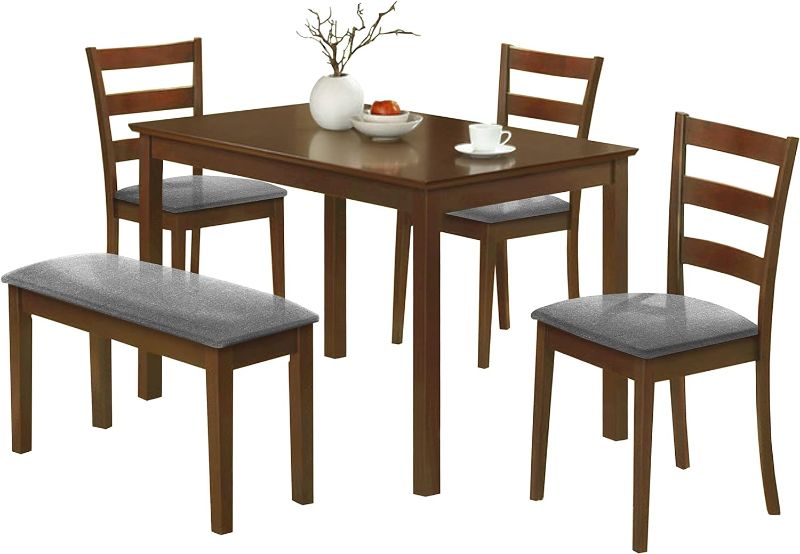 Photo 1 of 3PCS CHAIRS ONLY-US Pride Furniture DT-1124(N)-DT-1125(N) Dining Table,CHAIRS