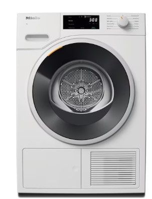 Photo 1 of Miele T1 Series 4.02-cu ft Stackable Ventless Smart Electric Dryer (Lotus White) ENERGY STAR