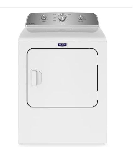 Photo 1 of Maytag 7-cu ft Electric Dryer (White)