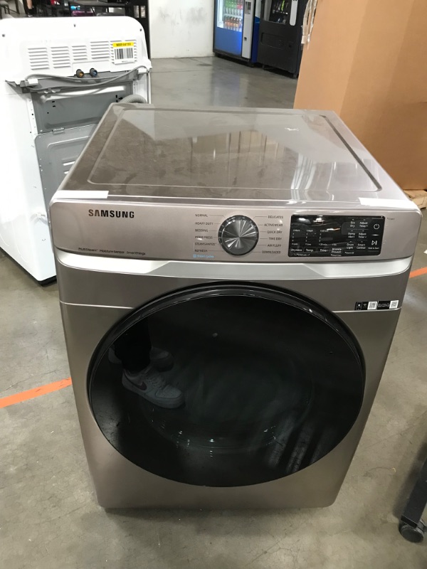 Photo 3 of Samsung 4.5-cu ft High Efficiency Stackable Steam Cycle Smart Front-Load Washer (Champagne) ENERGY STAR