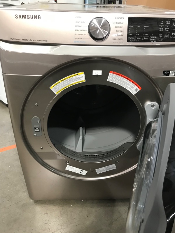 Photo 5 of Samsung 4.5-cu ft High Efficiency Stackable Steam Cycle Smart Front-Load Washer (Champagne) ENERGY STAR