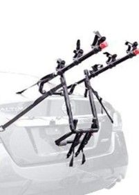 Photo 1 of Allen Sports Deluxe Trunk Mount 3-Bike Carrier and Allen Sports Tension Bar Bicycle Cross-Bar Adaptor Bundle