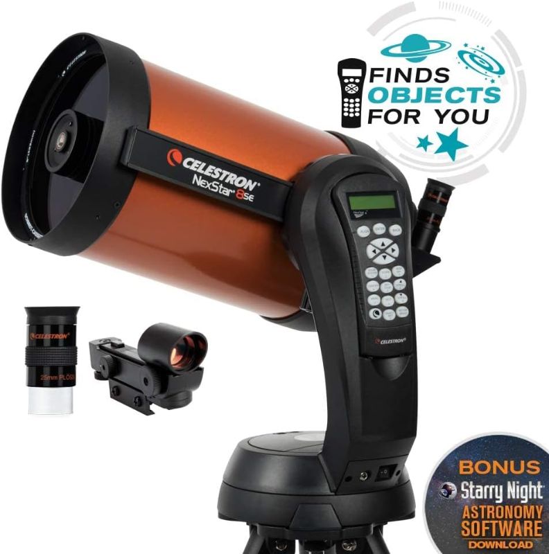 Photo 1 of Celestron NexStar 4 SE Telescope w/ Accessory Kit, Carrying Case, and AC Adapter