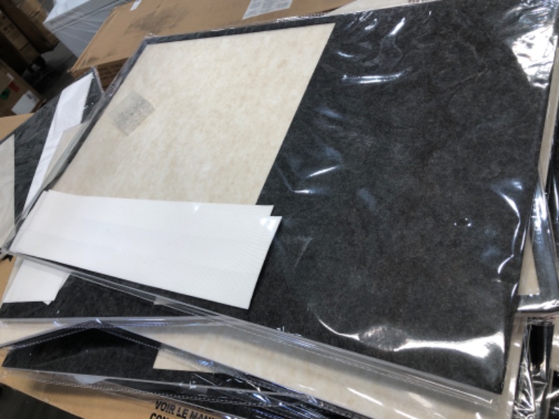 Photo 1 of 20pk- Afumazi Large Felt Pin Board Bulletin Board for Wall, Picture Photo Note Board with 20pushupins for Office Home School (Style D)