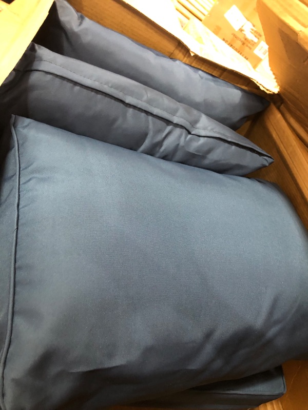 Photo 1 of 5 Piece Patio Cushions(Aegean Blue)