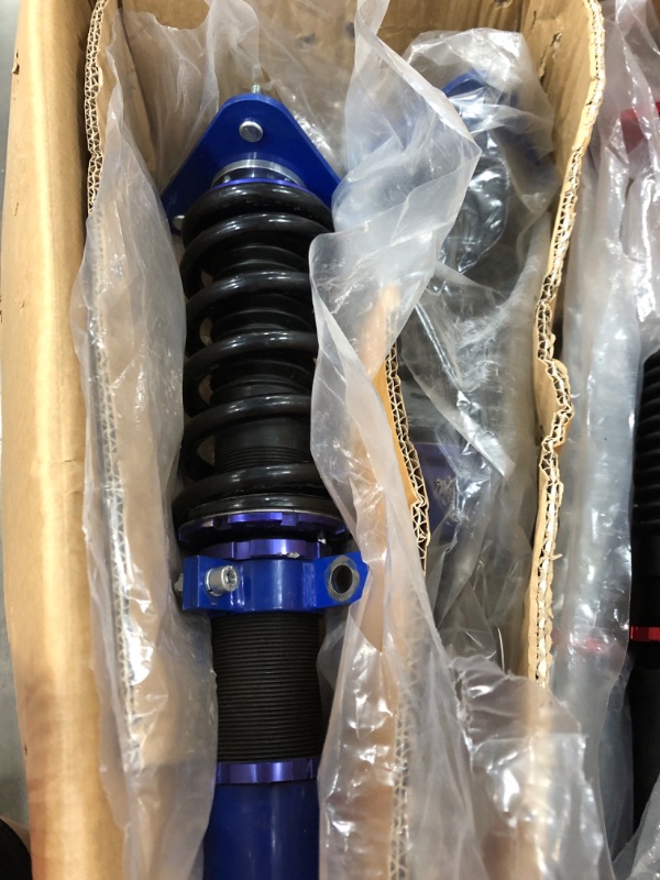 Photo 3 of *UNKNOWN BRAND**- coilovers suspension shocks blue and red kit