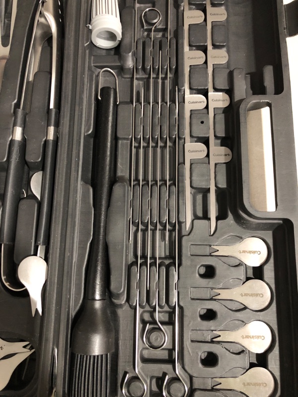 Photo 3 of * used * good condition * see all images * 
Cuisinart CGS-8036 Grill, BBQ Tool Set, 36-Piece