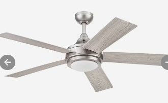 Photo 1 of (NO BOX )(SOLD AS IT)
Harbor Breeze Seaholme 52-in Brushed Nickel Indoor/Outdoor Ceiling Fan with Light Remote (5-Blade)
