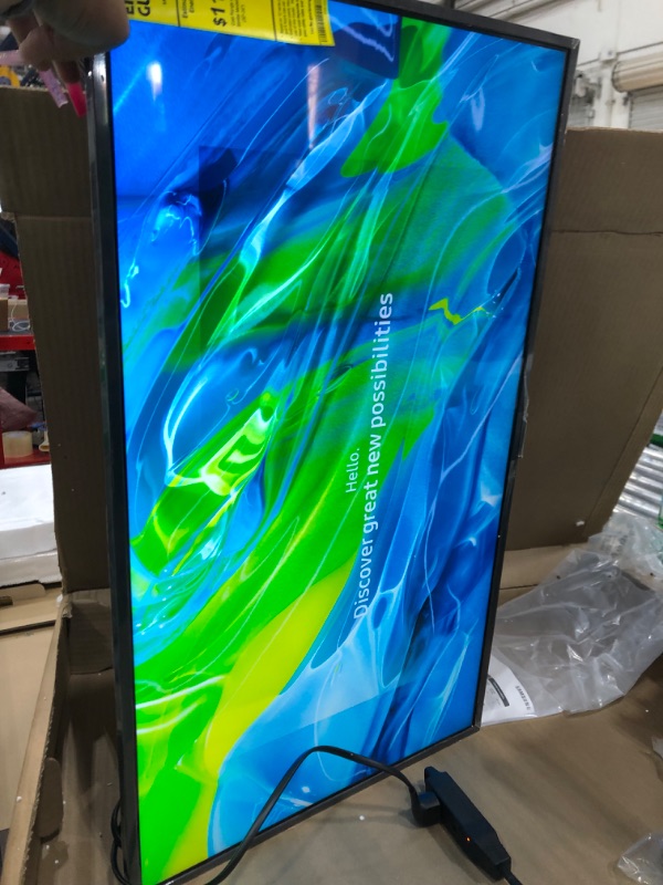 Photo 2 of SAMSUNG 32-Inch Class QLED 4K Q60C Series Quantum HDR, Dual LED, Object Tracking Sound Lite, Q-Symphony, Motion Xcelerator, Gaming Hub, Smart TV with Alexa Built-in (QN32Q60C, 2023 Model) 32-Inch TV Only