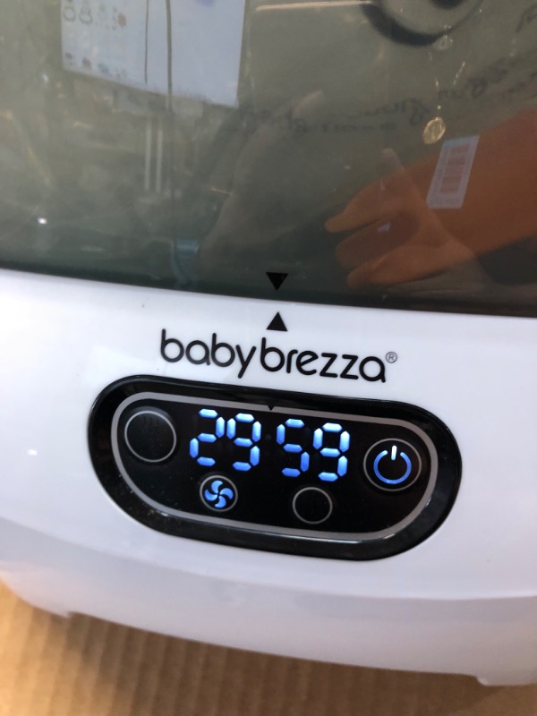 Photo 2 of Baby Brezza Baby Bottle Sterilizer and Dryer Advanced – Electric Steam Sterilization Machine – Universal Sterilizing for All Bottles: Plastic + Glass + Pacifiers + Breast Pump Parts - HEPA Filtration