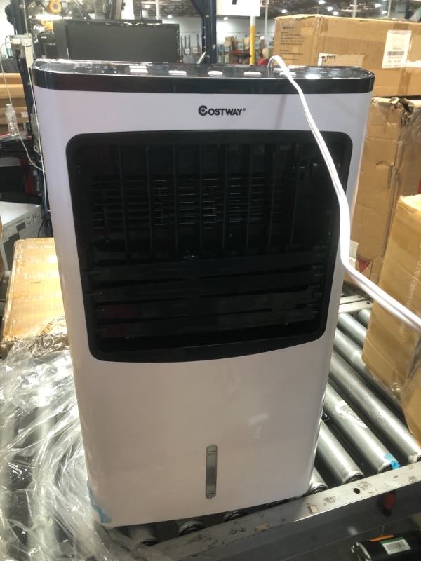 Photo 4 of 215 CFM 3-Speed Portable Evaporative Cooler Air Cooler Fan Filter Humidify Anion For 400 Sq.Ft. with Remote Control
