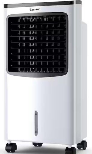 Photo 1 of 215 CFM 3-Speed Portable Evaporative Cooler Air Cooler Fan Filter Humidify Anion For 400 Sq.Ft. with Remote Control
