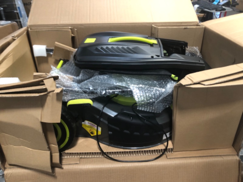 Photo 9 of ***Parts Only***Sun Joe 24V-X2-21LMSP 48-Volt IONMAX Cordless 7-Position Self Propelled Lawn Mower with Collection Bag, 12-Inch Kit, (w/ 2 x 4.0-Ah Batteries, Dual Port Charger)
