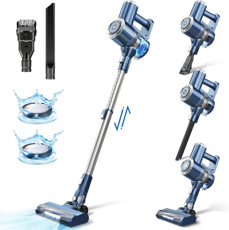 Photo 1 of ***UNABLE TO TEST***
PRETTYCARE Cordless Vacuum Cleaner, Stick Vacuum with LED Display, 6 in 1