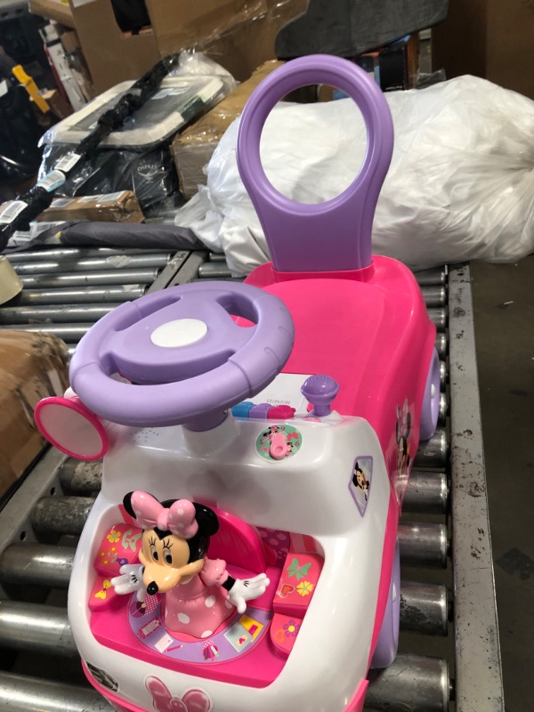 Photo 2 of Kiddieland Toys Limited: Minnie Dancing Ride On, Interactive Electronic Activites to Play Rewarding Lights and Fun Sounds, Sturdy and Durable, For Ages 2 and up