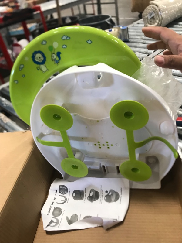 Photo 1 of chelity Baby Folding Bath Chair,Baby Bath Seat, Child Portable Shower Seat Bath Cushion, Adjustable Wrap Around Shower Chair for Infants 6 Months and Up (6-18 Months) (Green)