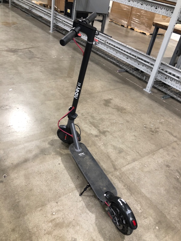 Photo 2 of *REVIEW NOTES ** Hiboy S2 Electric Scooter, 8.5" Solid Tires, Up to 17 Miles Long-Range & 19 MPH Portable Folding Commuting Scooter for Adults with Double Braking System (Optional Seat)