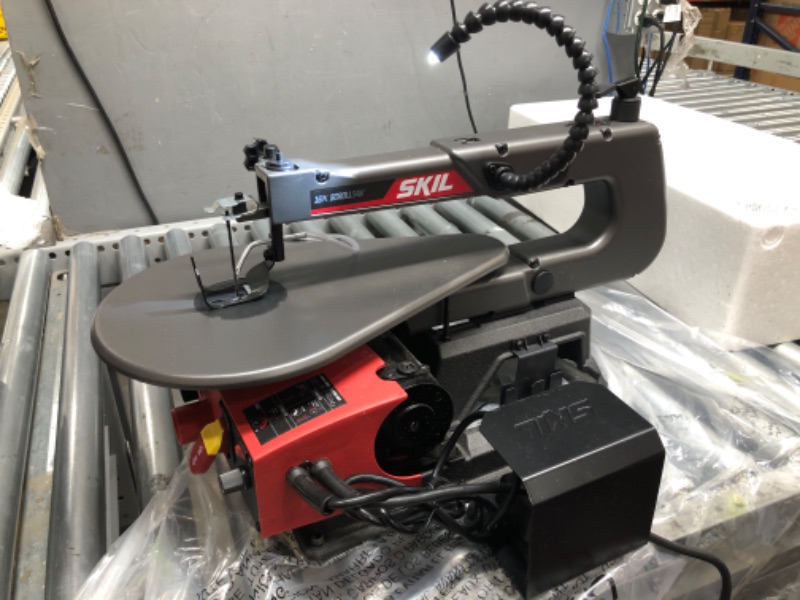 Photo 2 of SKIL 1.2 Amp 16 In. Variable Speed Scroll Saw with LED Work light for Woodworking - SS9503-00