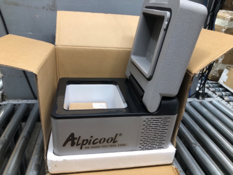 Photo 2 of Alpicool C12 Portable Freezer,12 Volt Car Refrigerator, 13 Quart (12 Liter) Fast Cooling 12V Car Fridge -4?~68?, Car Cooler, 12/24V DC and 100-240V AC for Outdoor, Camping, RV, Truck, Boat
