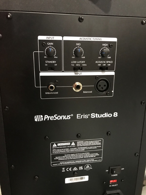 Photo 3 of PreSonus Eris Sub 8BT — 8-inch Active Studio Subwoofer with Bluetooth for Multimedia, Gaming, Studio-Quality Music Production 8" Sub (Bluetooth) Studio Subwoofer 2nd Generation