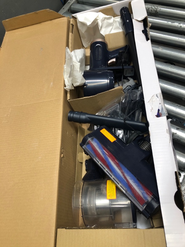 Photo 1 of Dyson V10 Cordless Stick Vacuum Cleaner: 14 Cyclones, Fade-Free Power, Whole Machine Filtration, Hygienic Bin Emptying, Wall Mounted, Up to 60 Min Runtime, Purple
