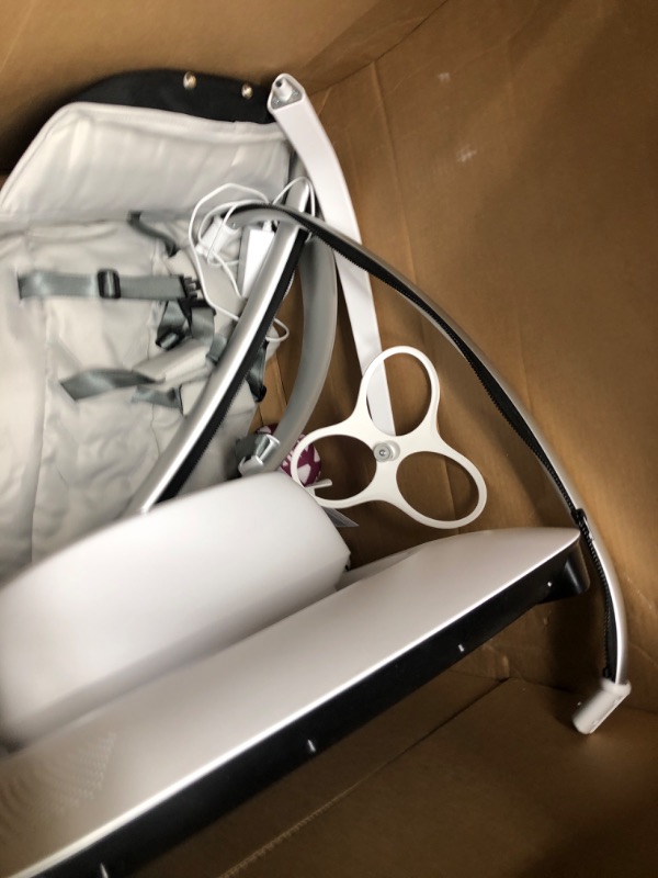 Photo 2 of 4moms MamaRoo Multi-Motion Baby Swing, Bluetooth Baby Swing with 5 Unique Motions, Grey