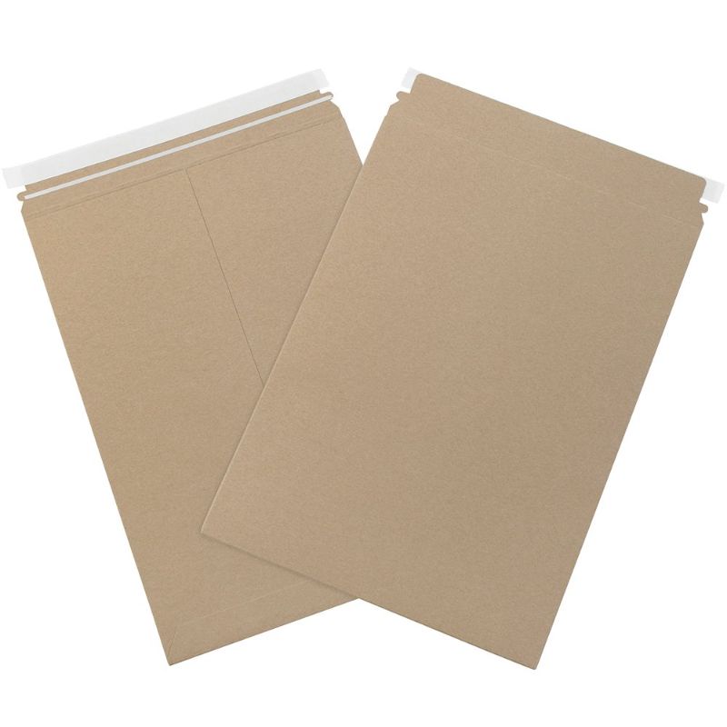 Photo 1 of 13 x 18 kraft stay flats mailer 100 pack
