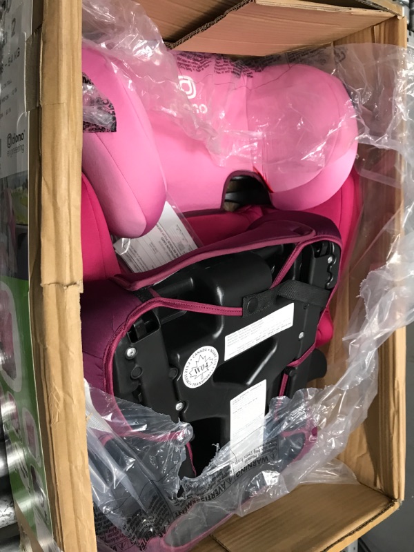 Photo 2 of Diono Cambria 2 XL 2022, Dual Latch Connectors, 2-in-1 Belt Positioning Booster Seat, High-Back to Backless Booster with Space and Room to Grow, 8 Years 1 Booster Seat, Pink NEW! Pink