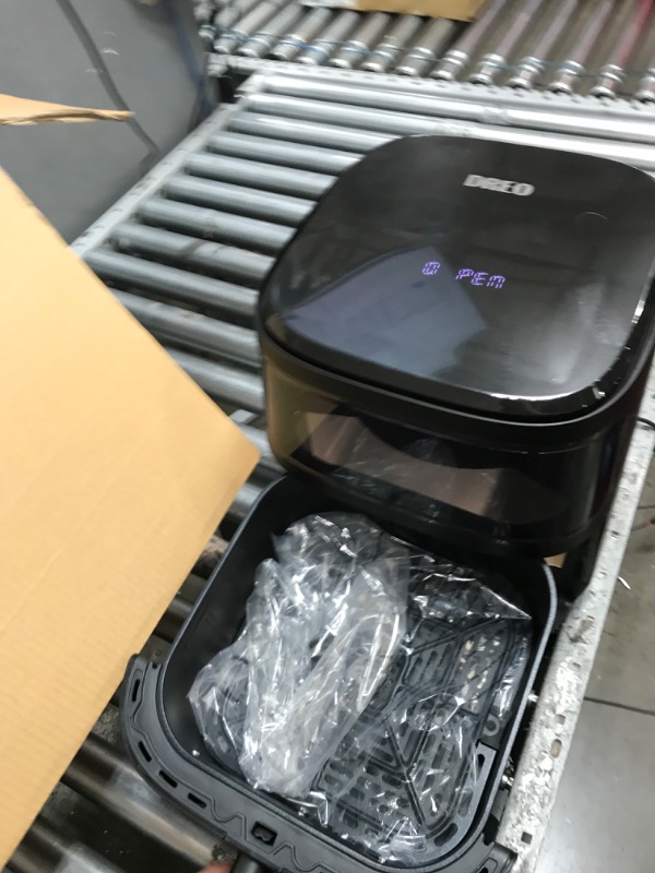 Photo 2 of Dreo Air Fryer Pro Max, 6.8QT, 11-in-1 Digital Air Fryer Oven Cooker with Visible Window, 100 Recipes, Supports Customerizable Cooking, 100? to 450?, LED Touchscreen, Easy to Clean, Shake Reminder
