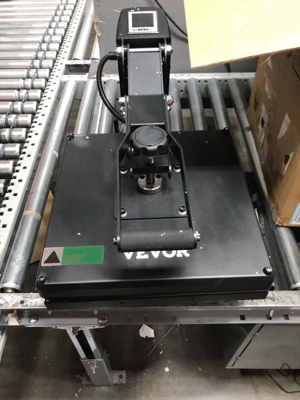 Photo 2 of VEVOR Heat Press, 15x15 Power Heat Press Machine, Fast Heating, High Pressure Heat Press Machine for T-Shirt, Digital Industrial Sublimation Printer for Heat Transfer Vinyl, Easy to Use, Black 15x15 Black