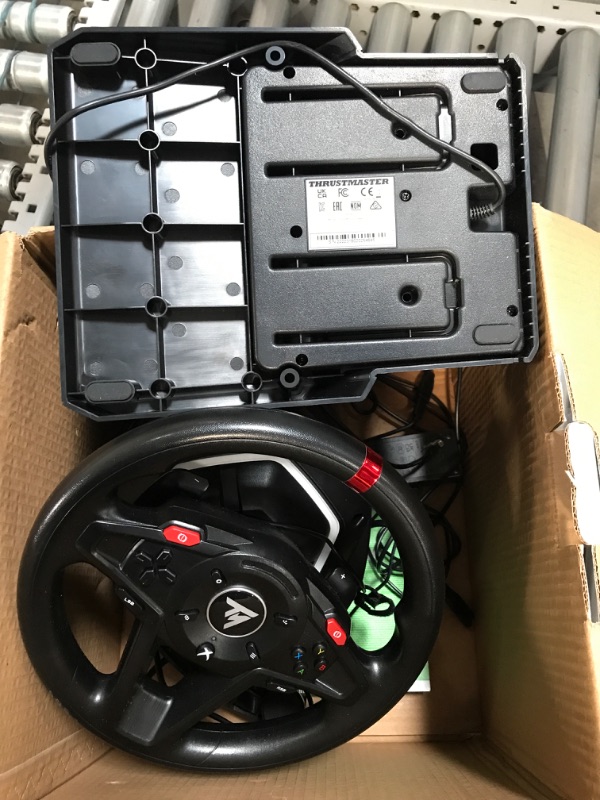 Photo 2 of **PARTS ONLY, DEFECTIVE WHEEL** Thrustmaster T128X, Force Feedback Racing Wheel with Magnetic Pedals (Xbox Series X|S, Xbox One, PC) T128 Xbox | PC