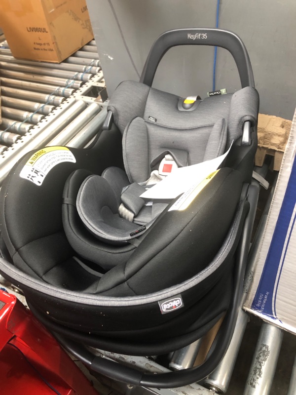 Photo 2 of Chicco KeyFit 35 ClearTex Infant Car Seat - Shadow | Black With ClearTex® No Chemicals Shadow/Black