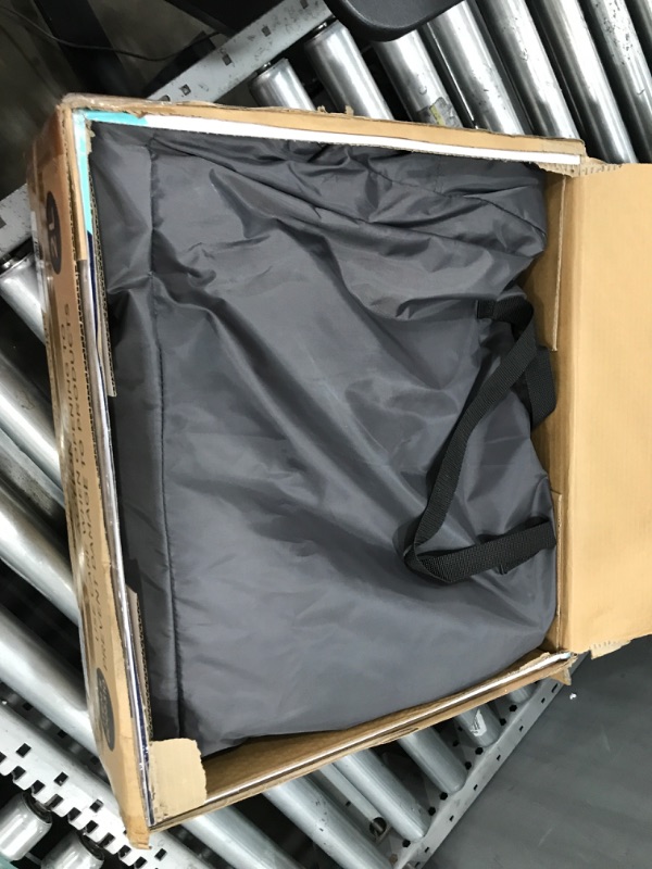 Photo 1 of Baby Delight Slumber Deluxe Rocking Bassinet, Portable Baby Bassinet, Removable Canopy, Charcoal Tweed Go With Me Slumber